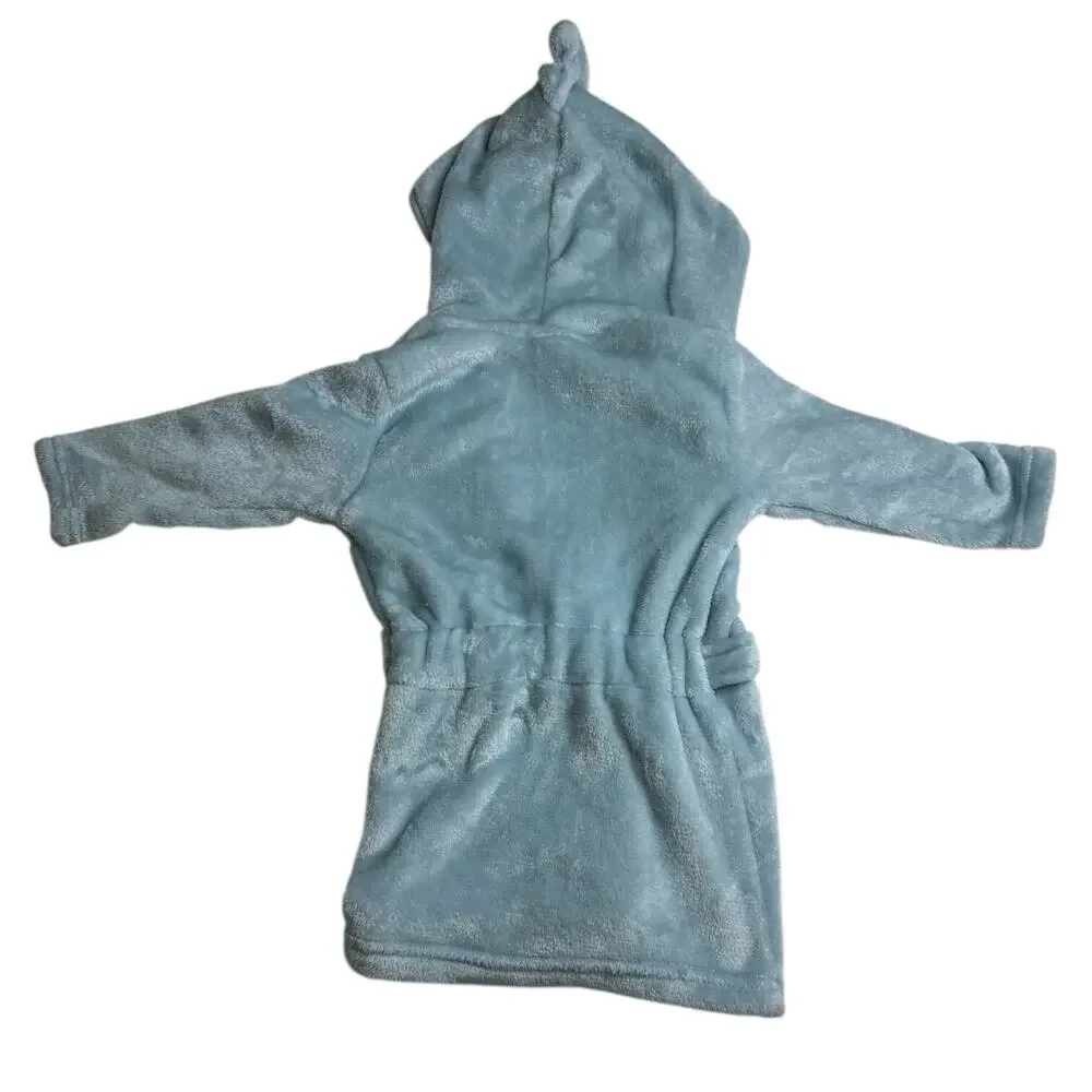 Baby Boy Shark Spa Robe Baby Bath Towel 18 months Swim Cover-up Blue‎ Blanket